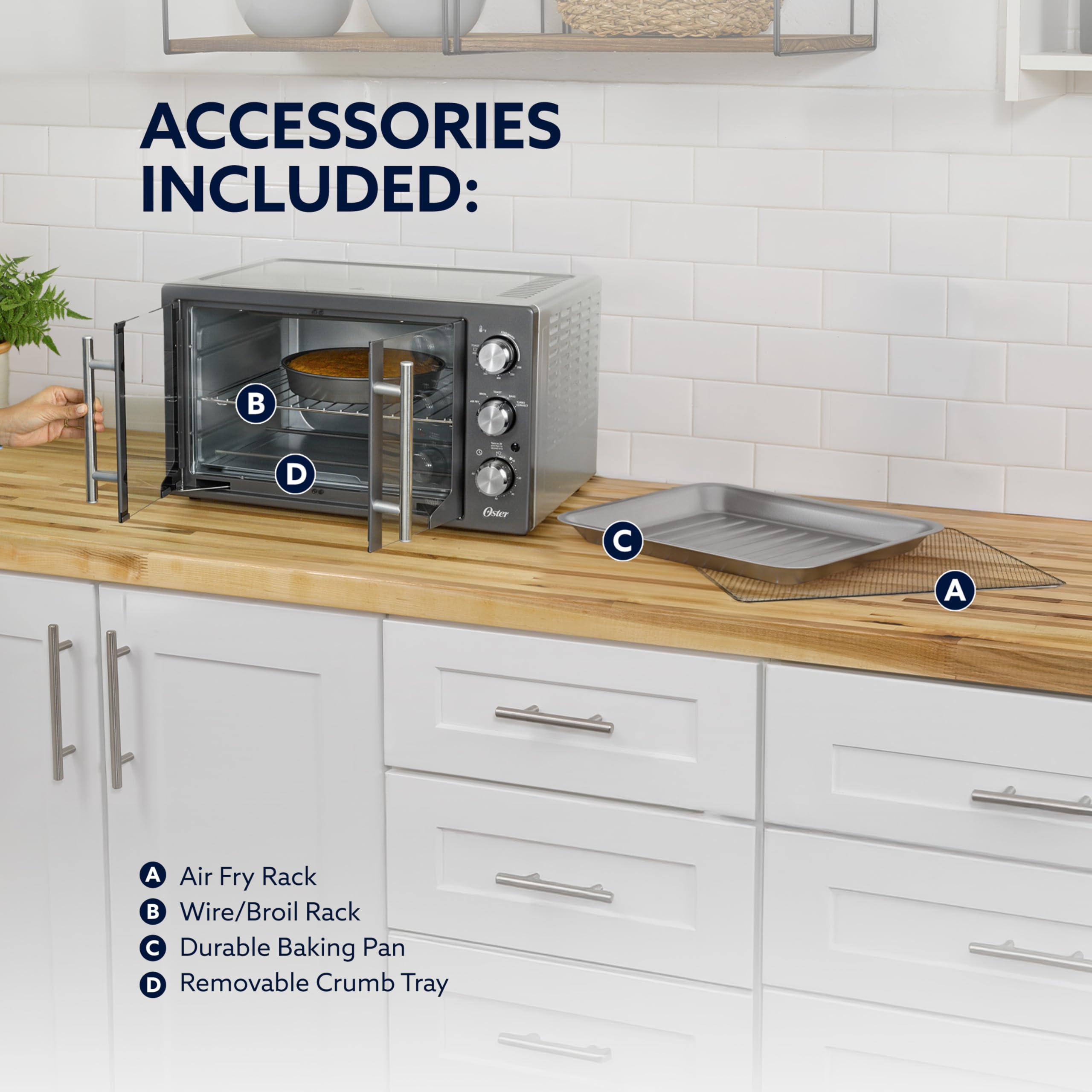 Amazon.com: Oster Extra-Large 42L French Door Countertop Toaster